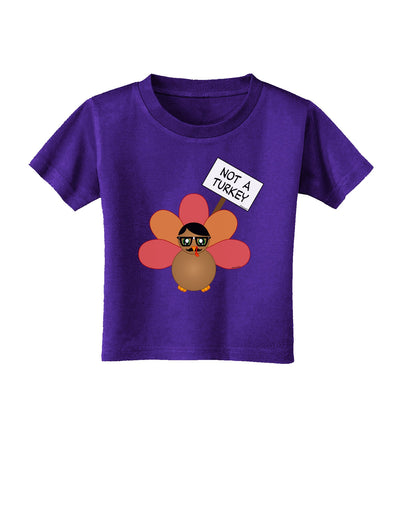 Thanksgiving Turkey in Disguise Toddler T-Shirt Dark by TooLoud-Toddler T-Shirt-TooLoud-Purple-2T-Davson Sales