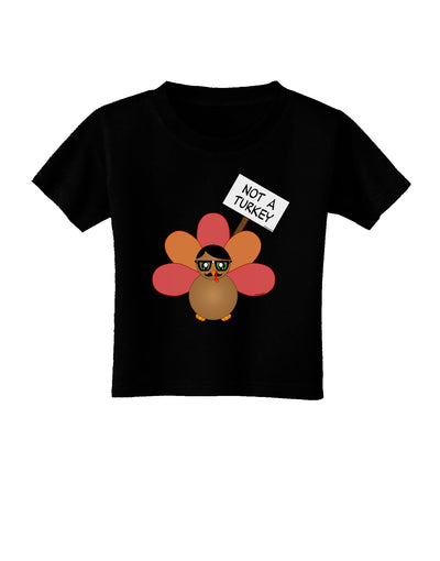 Thanksgiving Turkey in Disguise Toddler T-Shirt Dark by TooLoud-Toddler T-Shirt-TooLoud-Black-2T-Davson Sales