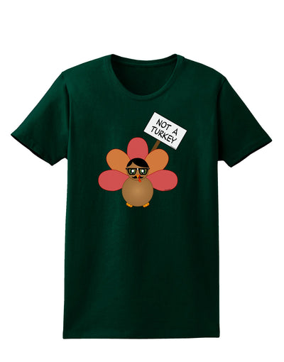 Thanksgiving Turkey in Disguise Womens Dark T-Shirt by TooLoud-Womens T-Shirt-TooLoud-Forest-Green-Small-Davson Sales