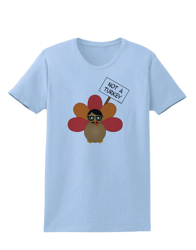 Thanksgiving Turkey in Disguise Womens T-Shirt by TooLoud-Womens T-Shirt-TooLoud-Light-Blue-X-Small-Davson Sales