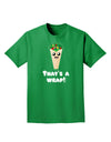 Thats A Wrap Cute Wrap Adult Dark T-Shirt-Mens T-Shirt-TooLoud-Kelly-Green-Small-Davson Sales