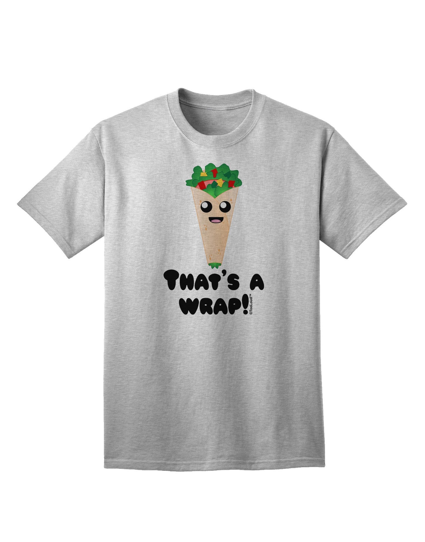 Thats A Wrap Cute Wrap Adult T-Shirt-Mens T-Shirt-TooLoud-AshGray-Small-Davson Sales