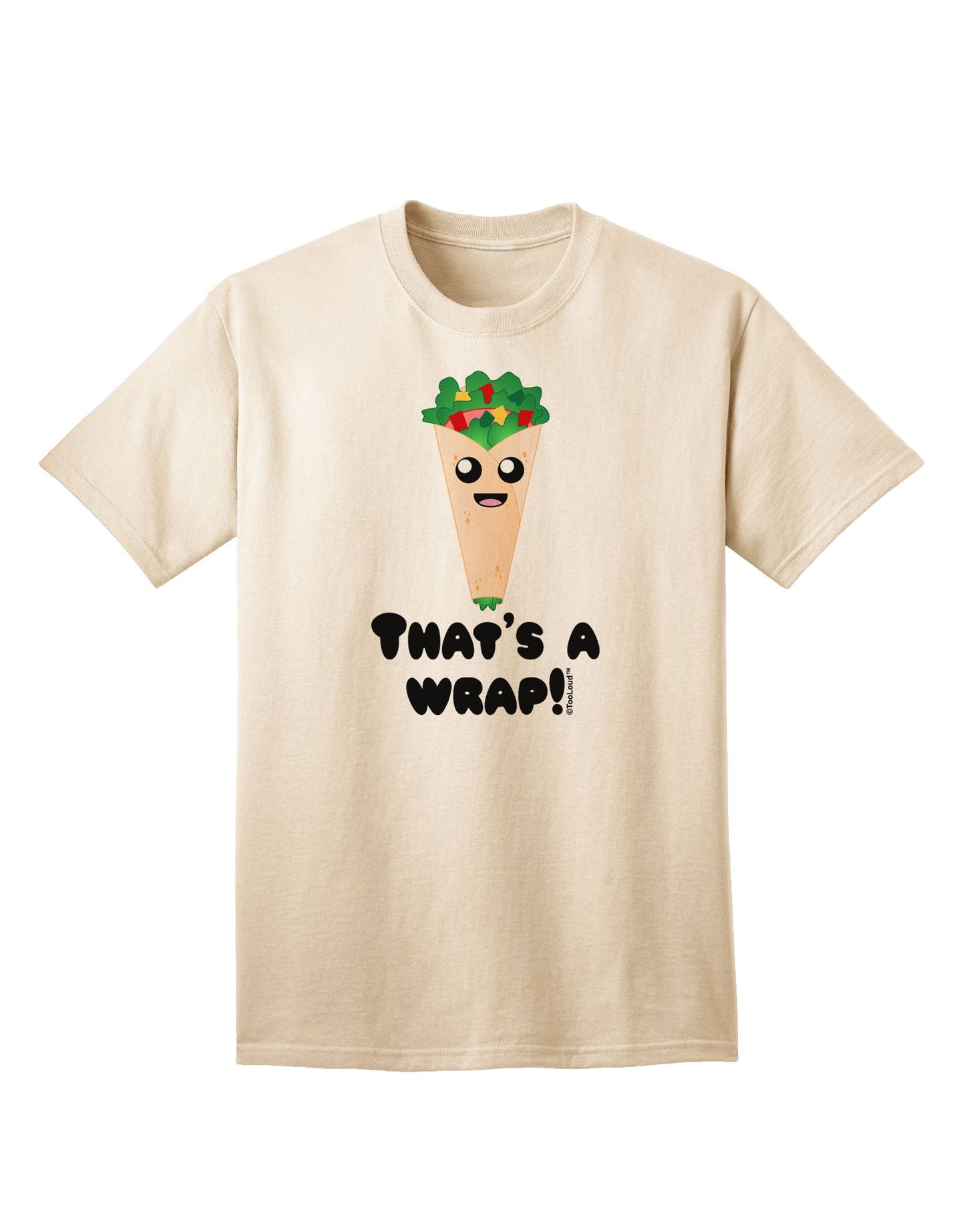 Thats A Wrap Cute Wrap Adult T-Shirt-Mens T-Shirt-TooLoud-Natural-Small-Davson Sales