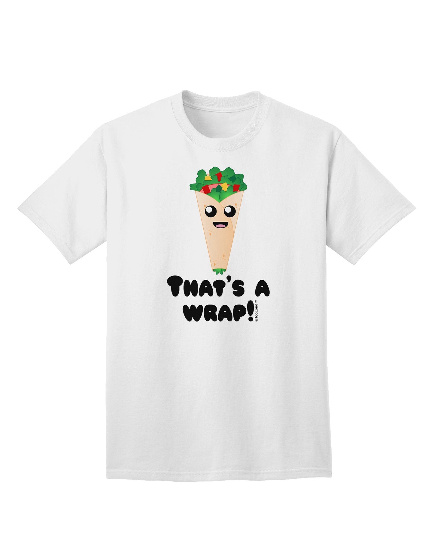 Thats A Wrap Cute Wrap Adult T-Shirt-Mens T-Shirt-TooLoud-White-Small-Davson Sales