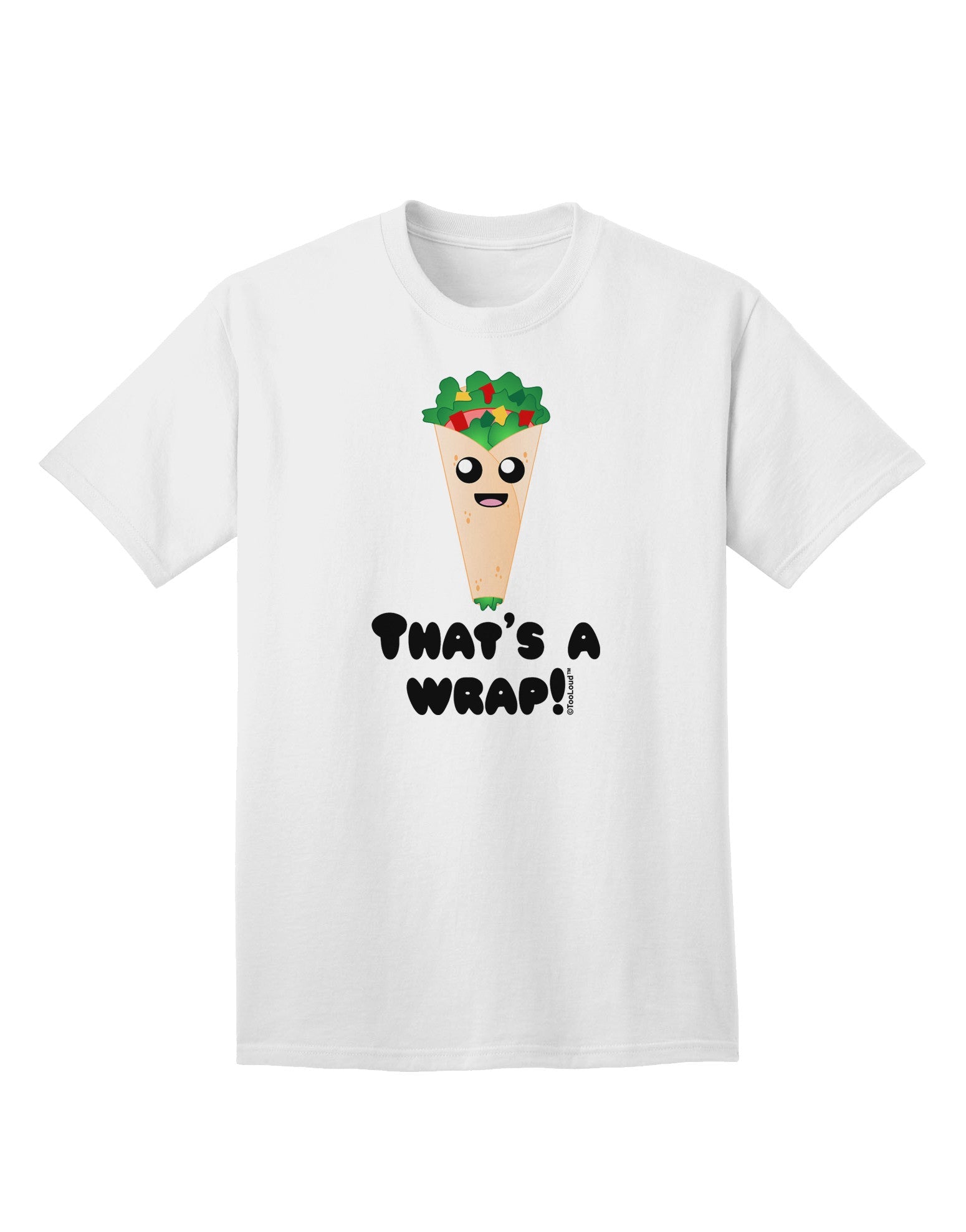 Thats A Wrap Cute Wrap Adult T-Shirt-Mens T-Shirt-TooLoud-White-Small-Davson Sales