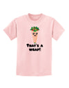 Thats A Wrap Cute Wrap Childrens T-Shirt-Childrens T-Shirt-TooLoud-PalePink-X-Small-Davson Sales