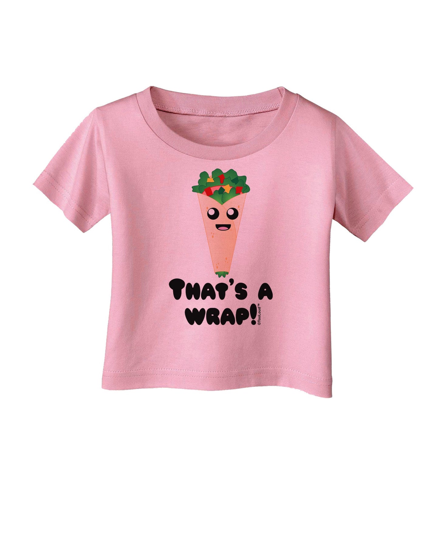 Thats A Wrap Cute Wrap Infant T-Shirt-Infant T-Shirt-TooLoud-Candy-Pink-06-Months-Davson Sales