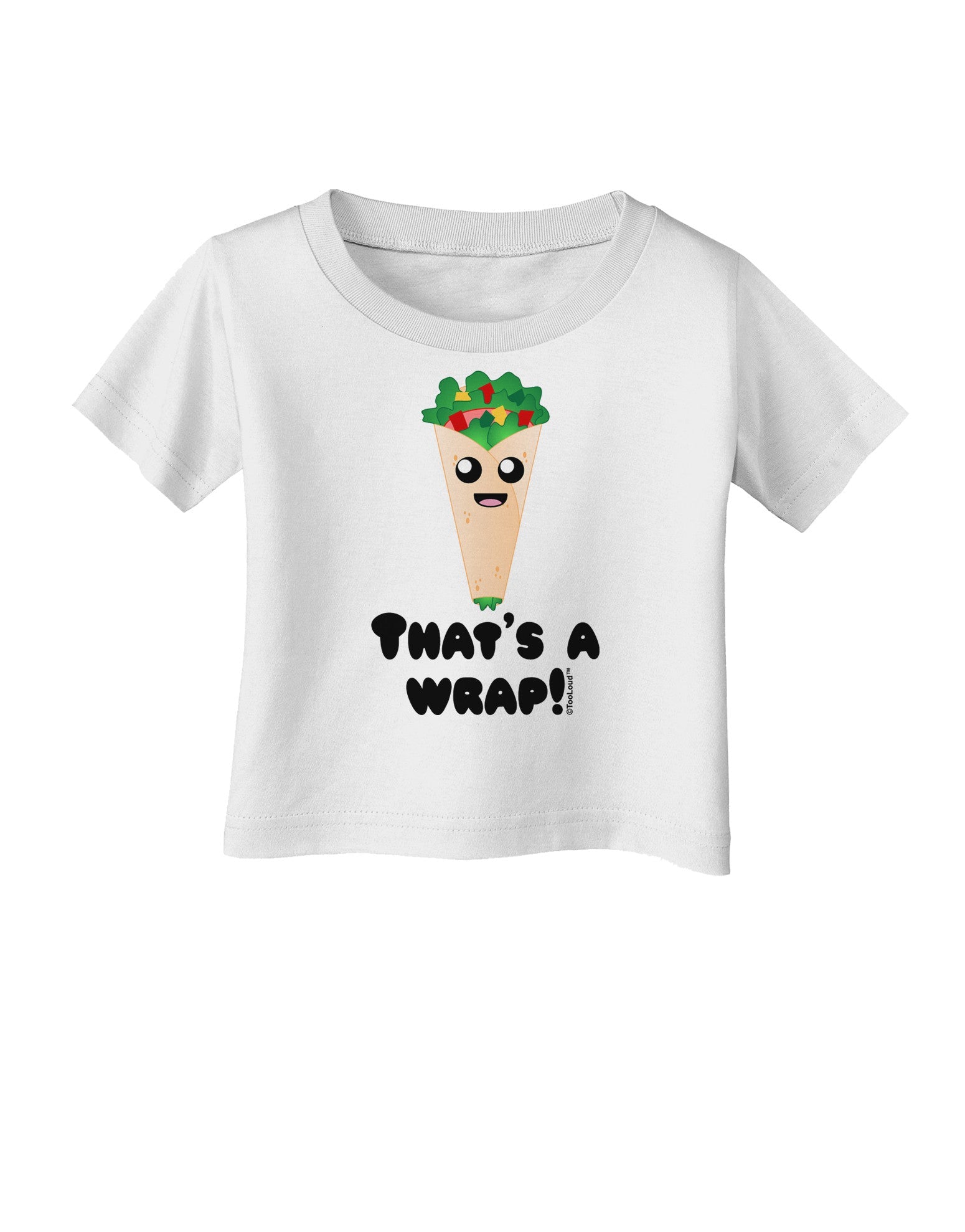 Thats A Wrap Cute Wrap Infant T-Shirt-Infant T-Shirt-TooLoud-White-06-Months-Davson Sales