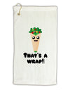 Thats A Wrap Cute Wrap Micro Terry Gromet Golf Towel 11&#x22;x19-Golf Towel-TooLoud-White-Davson Sales