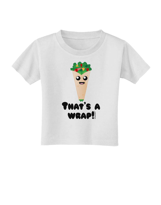 Thats A Wrap Cute Wrap Toddler T-Shirt-Toddler T-Shirt-TooLoud-White-2T-Davson Sales