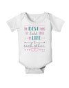 The Best Thing to Hold Onto in Life is Each Other - Color Baby Romper Bodysuit-Baby Romper-TooLoud-White-06-Months-Davson Sales