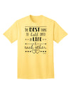 The Best Thing to Hold Onto in Life is Each Other - Distressed Adult T-Shirt-Mens T-Shirt-TooLoud-Yellow-Small-Davson Sales