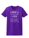 The Best Thing to Hold Onto in Life is Each Other - Distressed Womens Dark T-Shirt-TooLoud-Purple-X-Small-Davson Sales