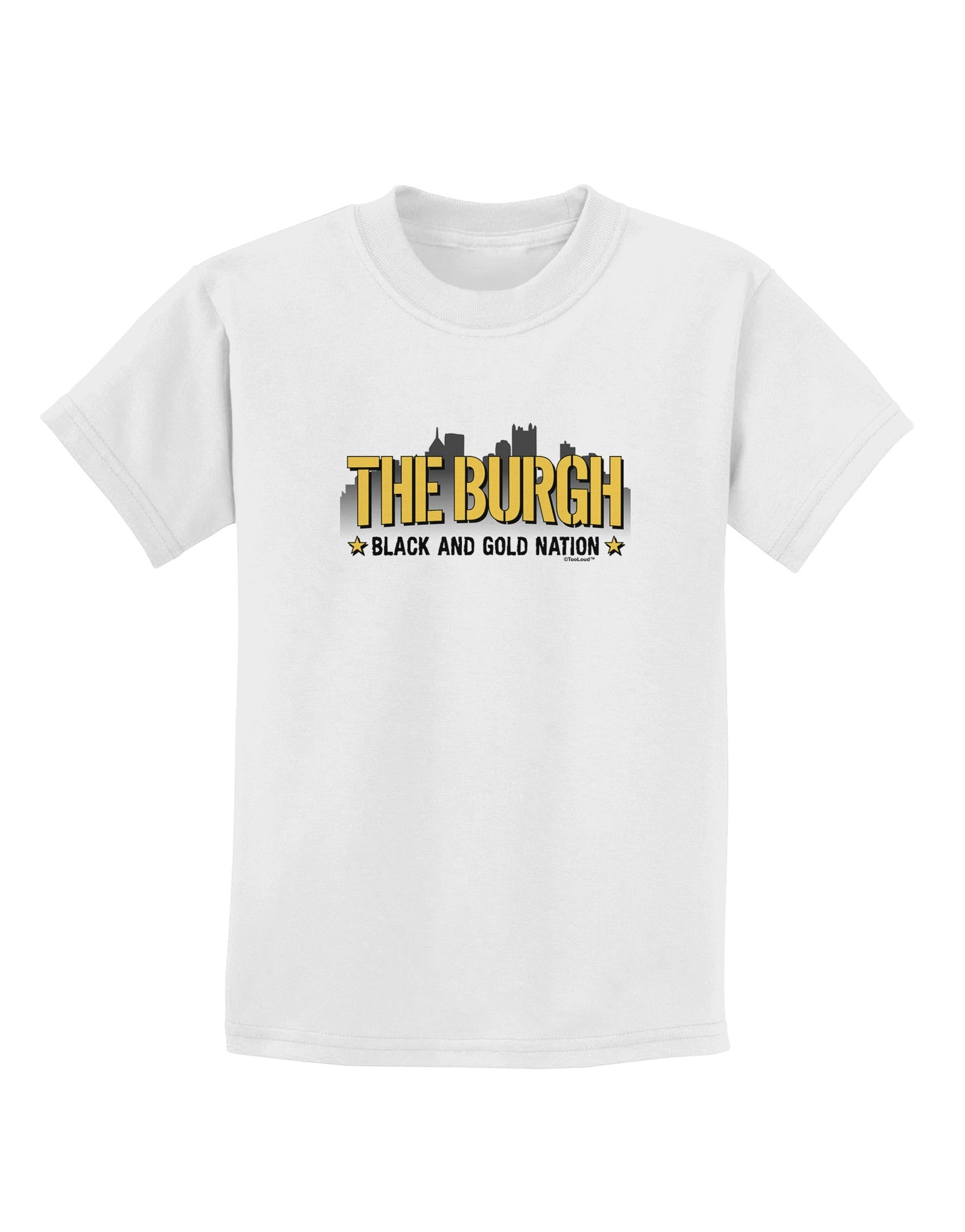 The Burgh Childrens T-Shirt-Childrens T-Shirt-TooLoud-White-X-Small-Davson Sales