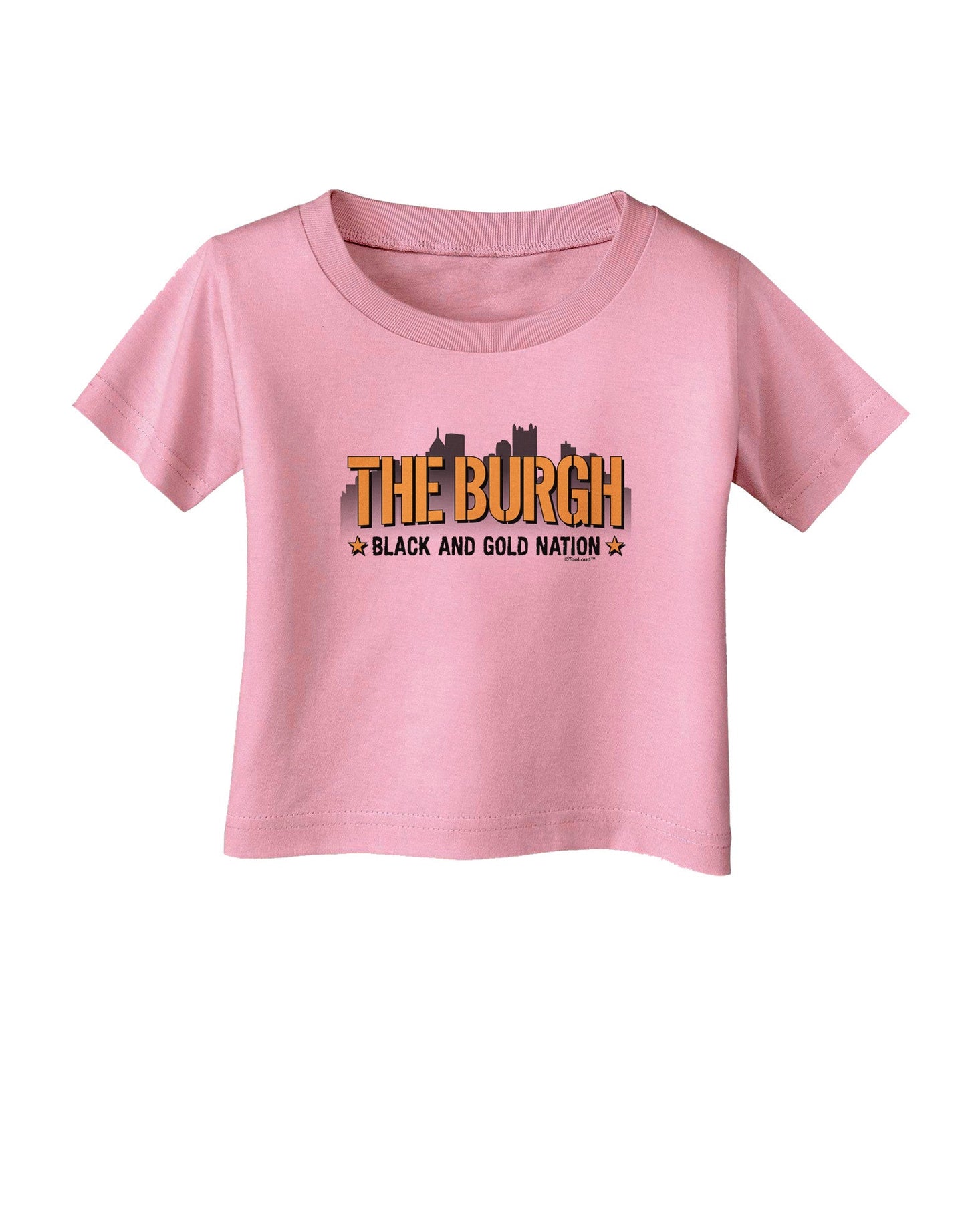 The Burgh Infant T-Shirt-Infant T-Shirt-TooLoud-Candy-Pink-06-Months-Davson Sales