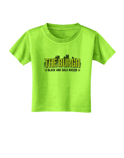 The Burgh Toddler T-Shirt-Toddler T-Shirt-TooLoud-Lime-Green-2T-Davson Sales