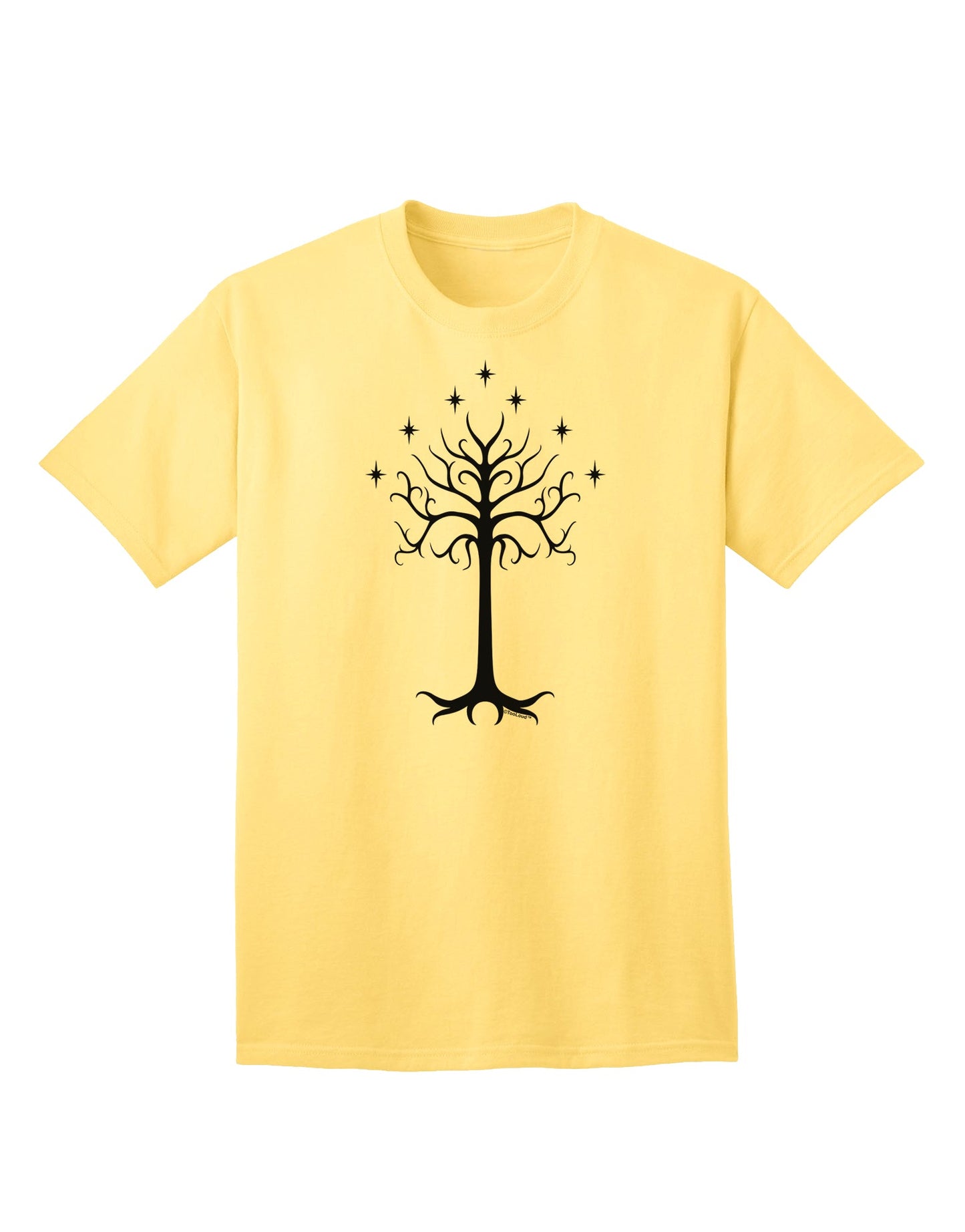 The Elegant Royal White Tree Adult T-Shirt by TooLoud-Mens T-shirts-TooLoud-Yellow-Small-Davson Sales