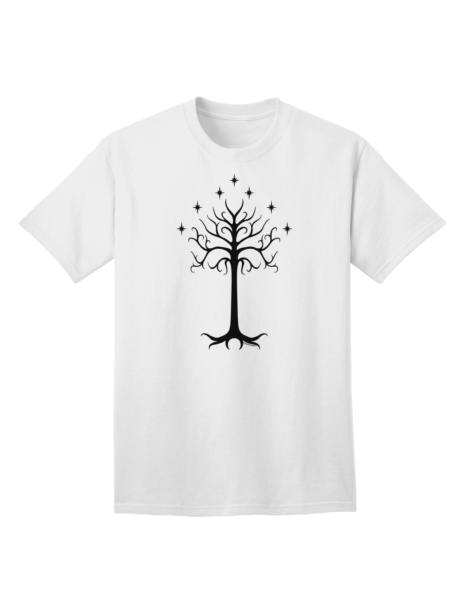The Elegant Royal White Tree Adult T-Shirt by TooLoud-Mens T-shirts-TooLoud-White-Small-Davson Sales