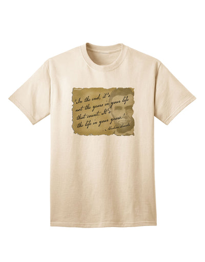 The Exquisite Lincoln Adult T-Shirt by TooLoud: Embrace Timeless Style-Mens T-shirts-TooLoud-Natural-Small-Davson Sales