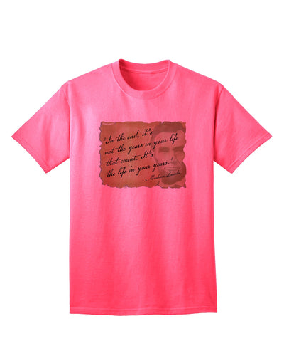 The Exquisite Lincoln Adult T-Shirt by TooLoud: Embrace Timeless Style-Mens T-shirts-TooLoud-Neon-Pink-Small-Davson Sales