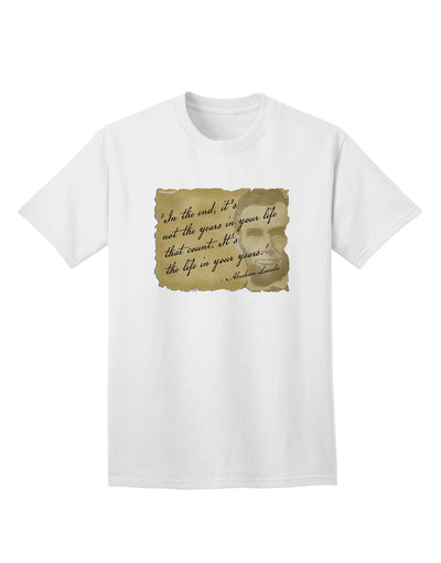 The Exquisite Lincoln Adult T-Shirt by TooLoud: Embrace Timeless Style-Mens T-shirts-TooLoud-White-Small-Davson Sales