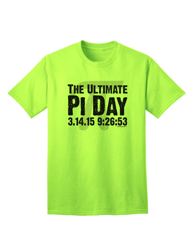 The Exquisite Pi Day Text Adult T-Shirt by TooLoud-Mens T-shirts-TooLoud-Neon-Green-Small-Davson Sales