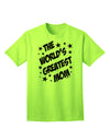 The Exquisite Superhero Style Adult T-Shirt by TooLoud - A Tribute to the World's Greatest Mom-Mens T-shirts-TooLoud-Neon-Green-Small-Davson Sales