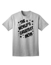 The Exquisite Superhero Style Adult T-Shirt by TooLoud - A Tribute to the World's Greatest Mom-Mens T-shirts-TooLoud-AshGray-Small-Davson Sales