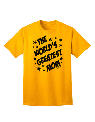 The Exquisite Superhero Style Adult T-Shirt by TooLoud - A Tribute to the World's Greatest Mom-Mens T-shirts-TooLoud-Gold-Small-Davson Sales