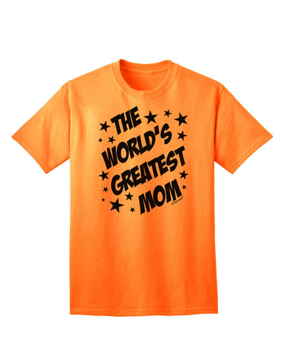 The Exquisite Superhero Style Adult T-Shirt by TooLoud - A Tribute to the World's Greatest Mom-Mens T-shirts-TooLoud-Neon-Orange-Small-Davson Sales