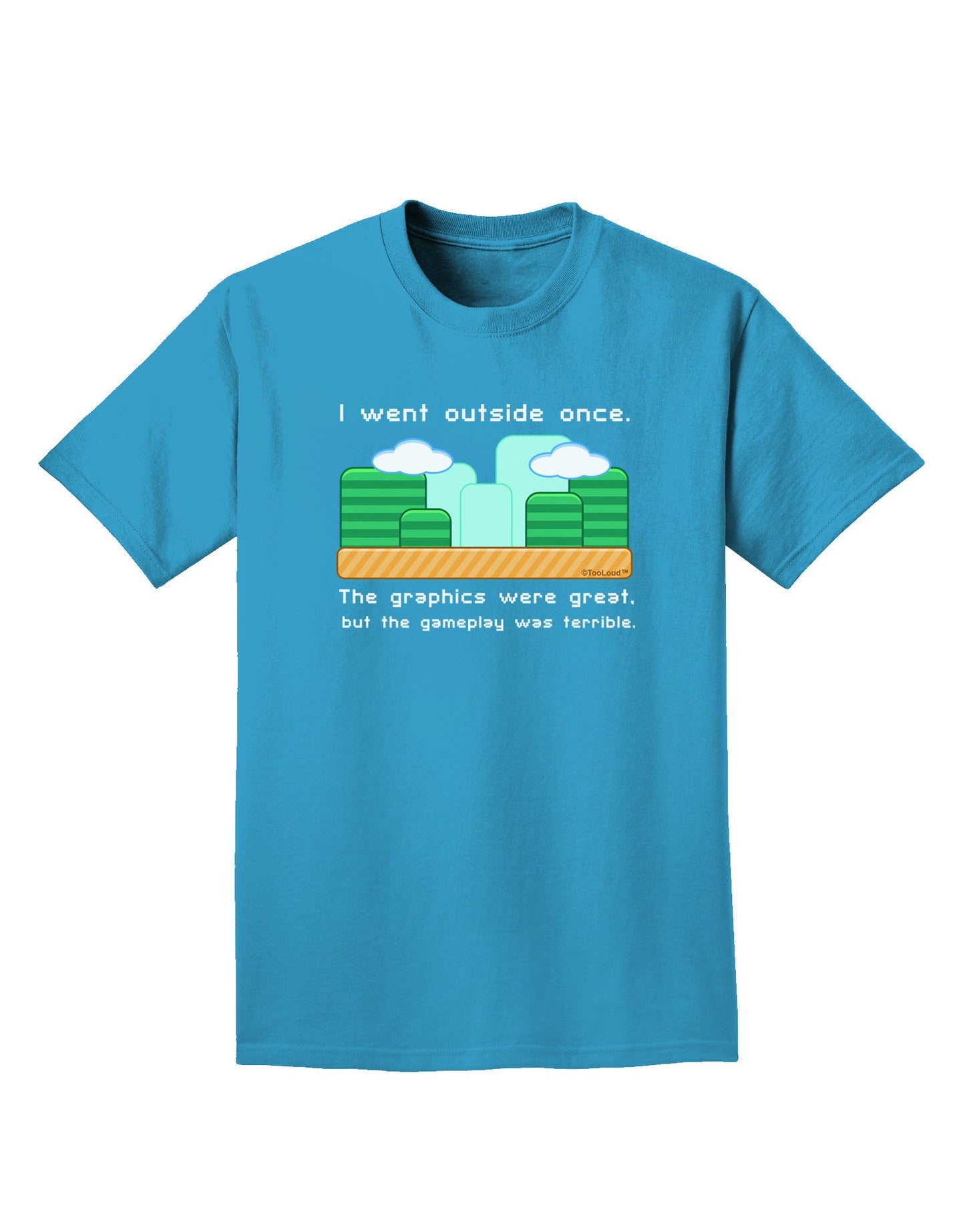 The Gameplay Was Terrible Adult Dark T-Shirt-Mens T-Shirt-TooLoud-Turquoise-Small-Davson Sales