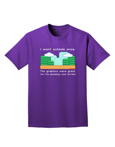 The Gameplay Was Terrible Adult Dark T-Shirt-Mens T-Shirt-TooLoud-Purple-Small-Davson Sales