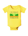 The Gameplay Was Terrible Baby Romper Bodysuit-Baby Romper-TooLoud-Yellow-06-Months-Davson Sales