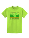 The Gameplay Was Terrible Childrens T-Shirt-Childrens T-Shirt-TooLoud-Lime-Green-X-Small-Davson Sales