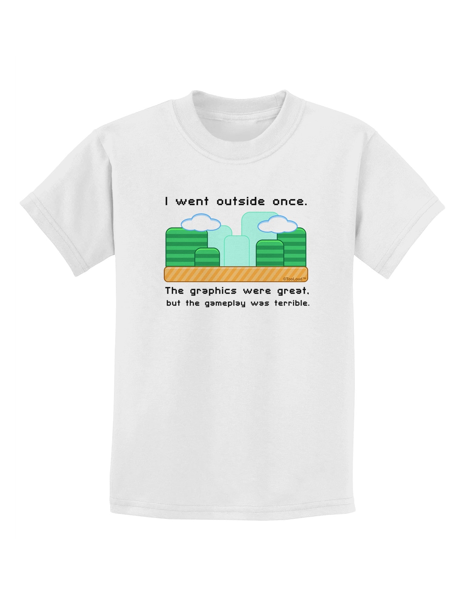 The Gameplay Was Terrible Childrens T-Shirt-Childrens T-Shirt-TooLoud-White-X-Small-Davson Sales