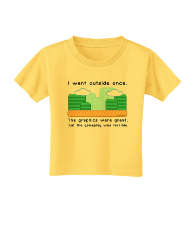 The Gameplay Was Terrible Toddler T-Shirt-Toddler T-Shirt-TooLoud-Yellow-2T-Davson Sales