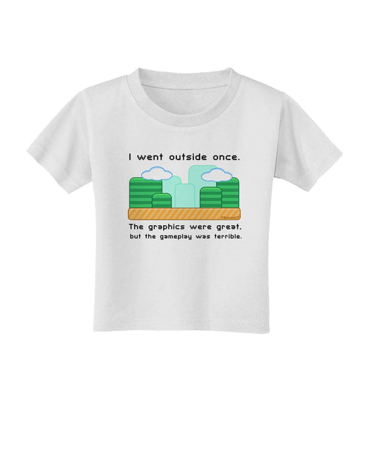 The Gameplay Was Terrible Toddler T-Shirt-Toddler T-Shirt-TooLoud-White-2T-Davson Sales