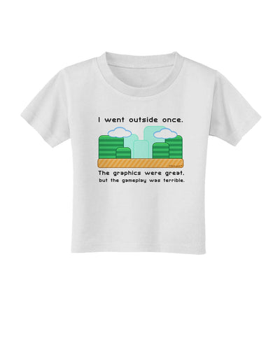 The Gameplay Was Terrible Toddler T-Shirt-Toddler T-Shirt-TooLoud-White-2T-Davson Sales