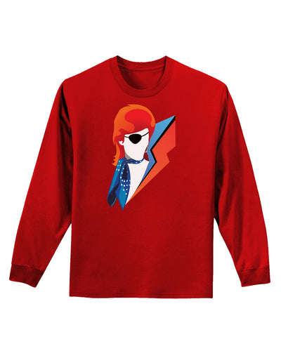 The Glam Rebel Adult Long Sleeve Dark T-Shirt-TooLoud-Red-Small-Davson Sales