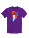 The Glam Rebel Childrens Dark T-Shirt-Childrens T-Shirt-TooLoud-Purple-X-Small-Davson Sales