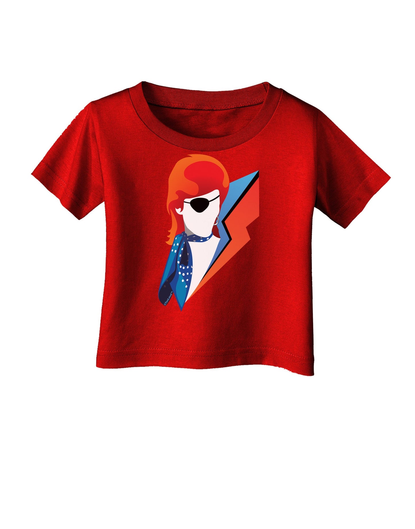 The Glam Rebel Infant T-Shirt Dark-Infant T-Shirt-TooLoud-Red-06-Months-Davson Sales