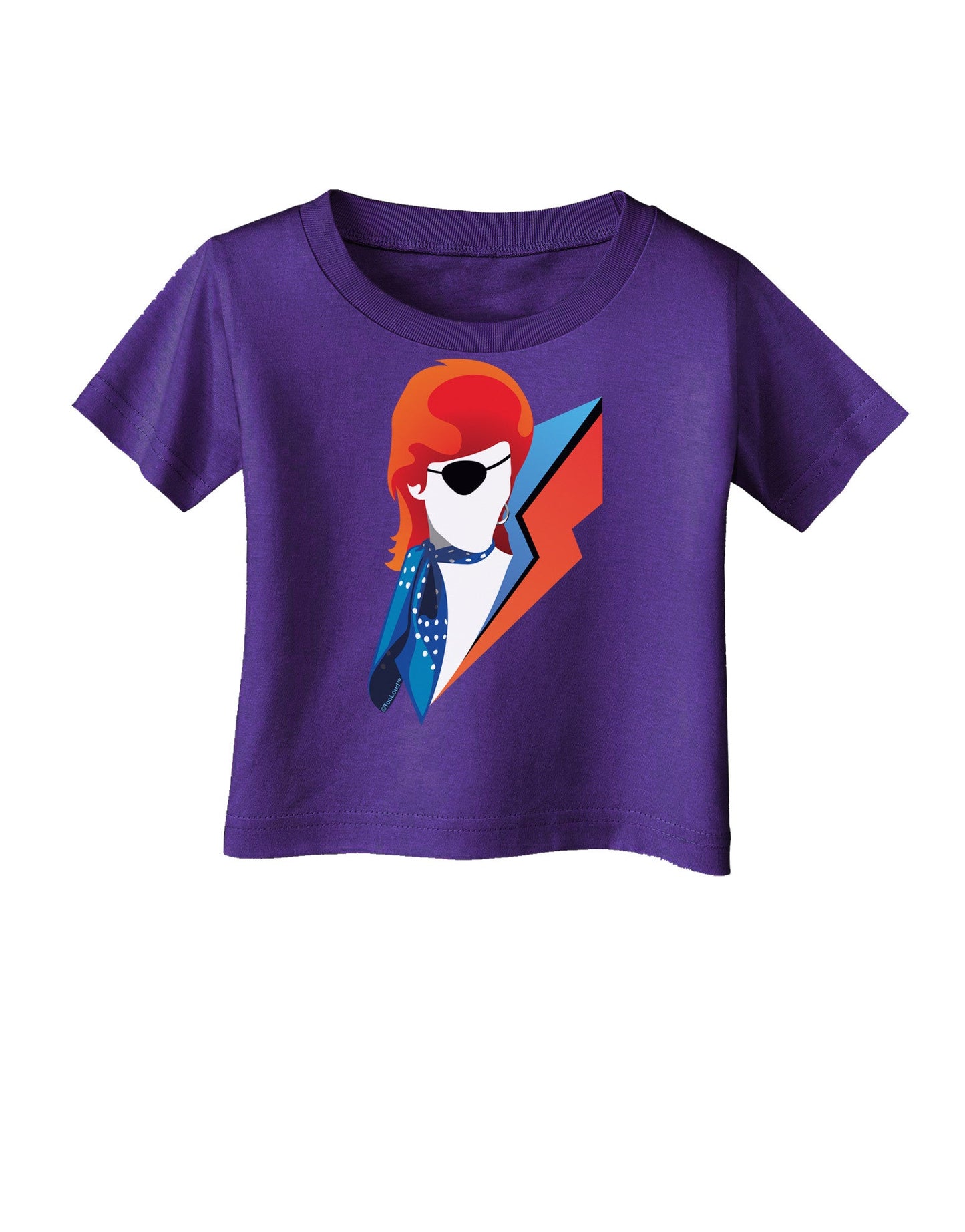 The Glam Rebel Infant T-Shirt Dark-Infant T-Shirt-TooLoud-Purple-06-Months-Davson Sales