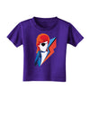 The Glam Rebel Toddler T-Shirt Dark-Toddler T-Shirt-TooLoud-Purple-2T-Davson Sales