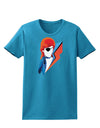 The Glam Rebel Womens Dark T-Shirt-TooLoud-Turquoise-X-Small-Davson Sales