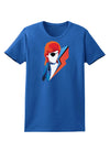 The Glam Rebel Womens Dark T-Shirt-TooLoud-Royal-Blue-X-Small-Davson Sales