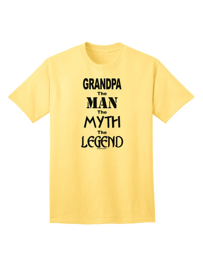 The Iconic Grandpa Adult T-Shirt by TooLoud-Mens T-shirts-TooLoud-Yellow-Small-Davson Sales