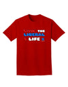 The Liberal Life Adult Dark T-Shirt-Mens T-Shirt-TooLoud-Red-Small-Davson Sales