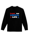 The Liberal Life Adult Long Sleeve Dark T-Shirt-TooLoud-Black-Small-Davson Sales