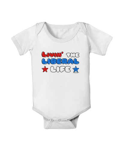 The Liberal Life Baby Romper Bodysuit-Baby Romper-TooLoud-White-06-Months-Davson Sales