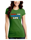 The Liberal Life Juniors Petite Crew Dark T-Shirt-T-Shirts Juniors Tops-TooLoud-Kiwi-Green-Juniors Fitted Small-Davson Sales